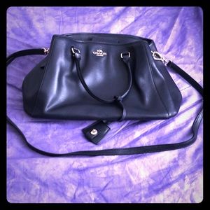 Coach leather purse - “Midnight” blue